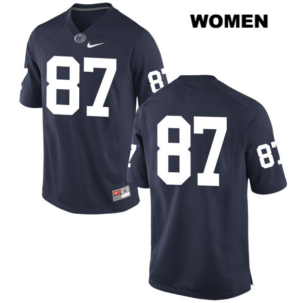 NCAA Nike Women's Penn State Nittany Lions Dae'Lun Darien #87 College Football Authentic No Name Navy Stitched Jersey KZM4798UL